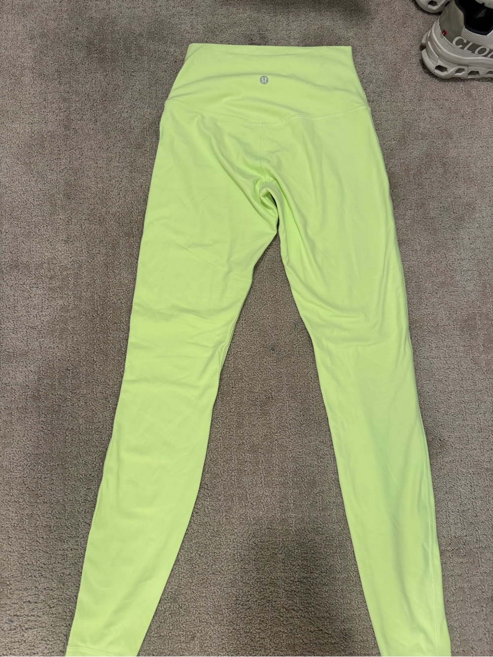 lululemon athletica Kids Lime Green High-Rise Leggings
